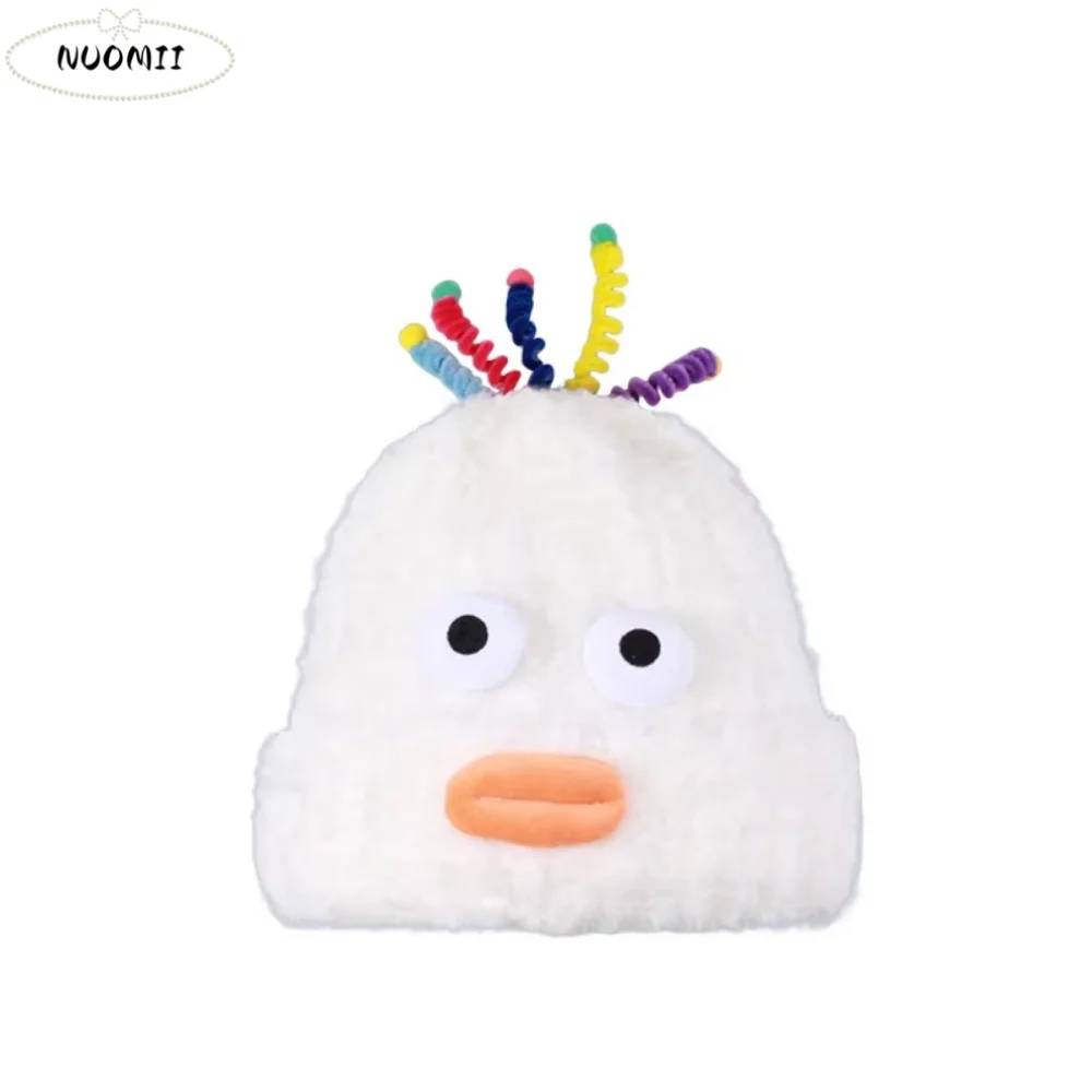 Kawaii Cute Funny Plush Beanies Y2k Windproof Cartoon Big Eyes Hat Twist Bar Candy Color Winter Outdoor Cap Students
Kawaii Cute Funny Plush Beanies Y2k Windproof Cartoon Big Eyes Hat Twist Bar Candy Color Winter Outdoor Cap Students