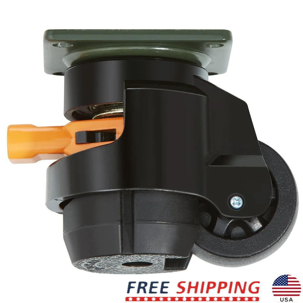 Adjustable Leveling Casters Set of 4 Heavy Duty 360 Degree Swivel Wheels Tables Furniture Carts Up to 1100 lbs
Adjustable Leveling Casters Set of 4 Heavy Duty 360 Degree Swivel Wheels Tables Furniture Carts Up to 1100 lbs
