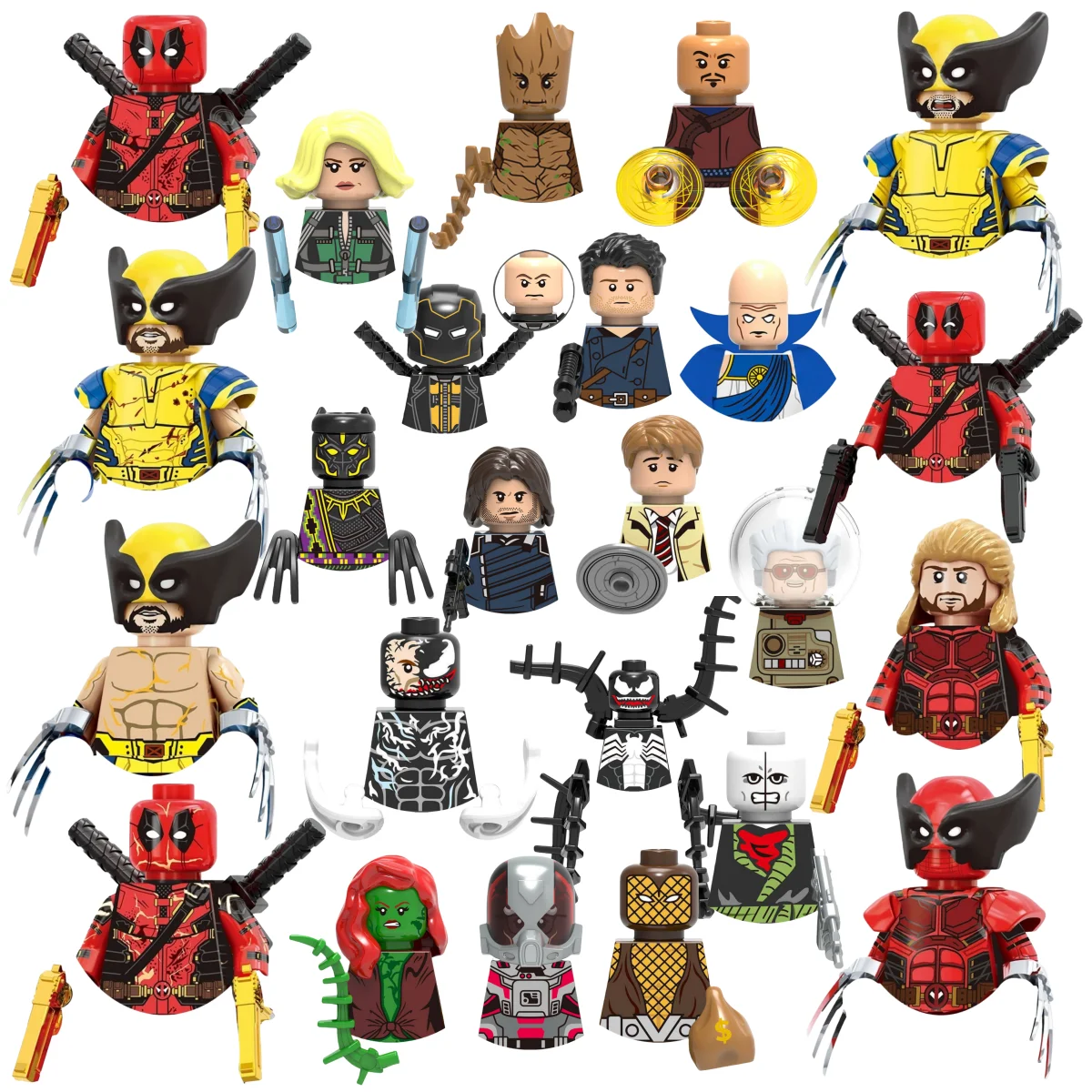 Blind Box Mini Building Blocks TV6207 Figures Big Goblin Spiderman Iron Man Venom Captain Hawk Deadpool Armor Christmas Gift Toy
Blind Box Mini Building Blocks TV6207 Figures Big Goblin Spiderman Iron Man Venom Captain Hawk Deadpool Armor Christmas Gift Toy