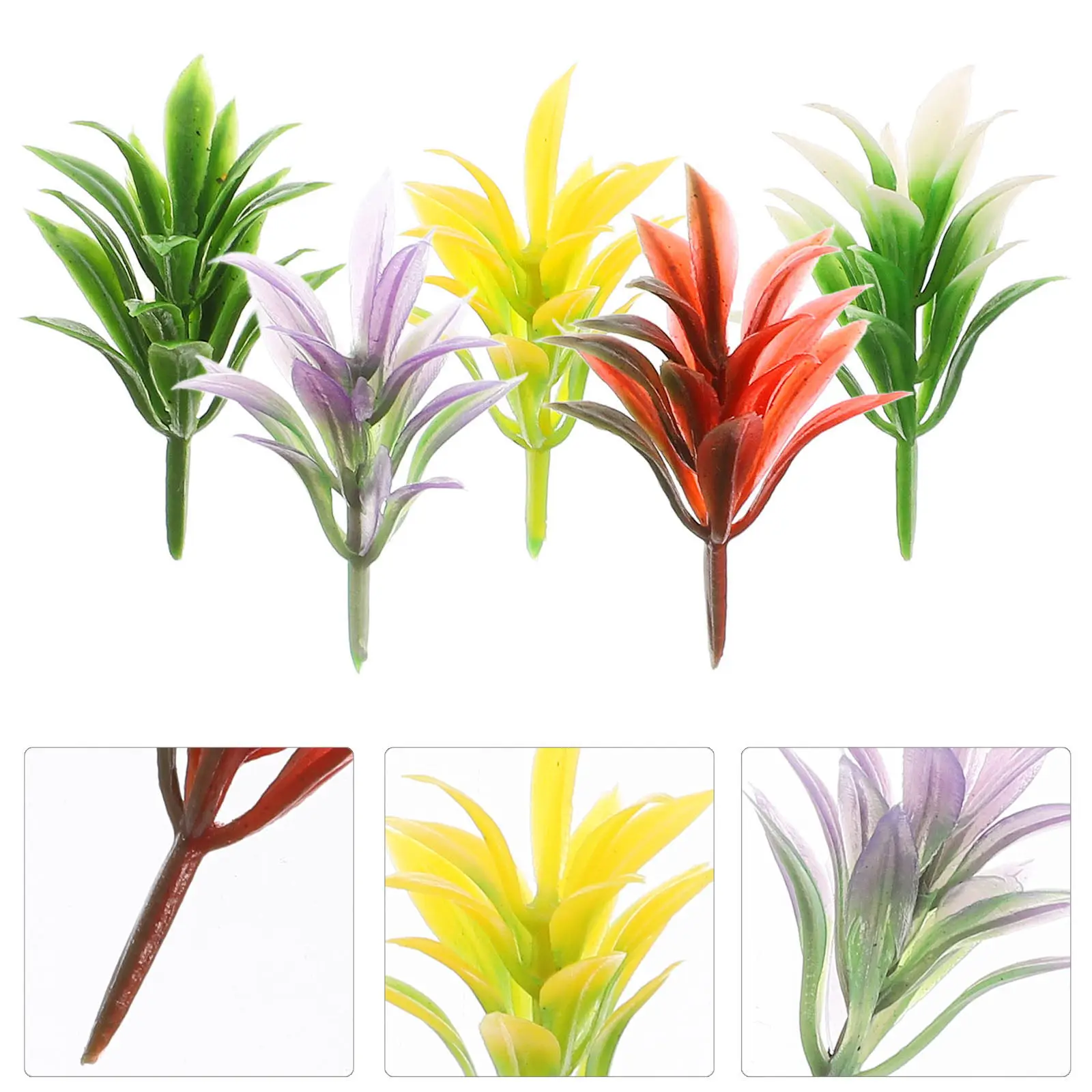 50Pcs DIY Artificial Plant Cluster Colorful Miniature Grass Tufts Mini Garden Accessories Railway Landscape Scenery Supplies
50Pcs DIY Artificial Plant Cluster Colorful Miniature Grass Tufts Mini Garden Accessories Railway Landscape Scenery Supplies