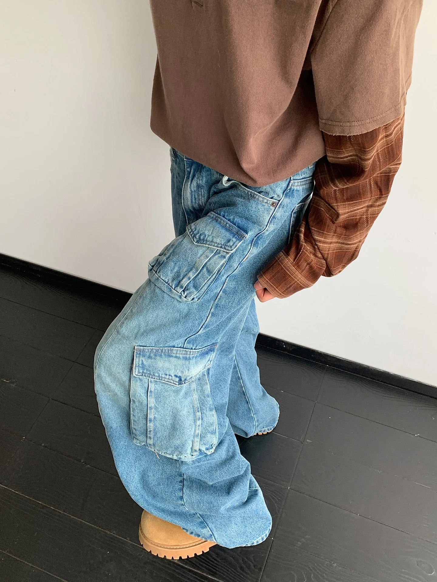 Мужские джинсовые джинсы Heavy Du Waed, американская уличная рабочая одежда в стиле ретро, свободные широкие брюки с ножом
Мужские джинсовые джинсы Heavy Du Waed, американская уличная рабочая одежда в стиле ретро, свободные широкие брюки с ножом