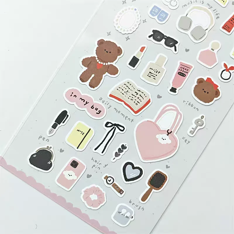 Korean Import BONITO In My Bag Daily Moment Stickers Scrapbooking Diy Journal Stationery Sticker School Gift B6145
Korean Import BONITO In My Bag Daily Moment Stickers Scrapbooking Diy Journal Stationery Sticker School Gift B6145