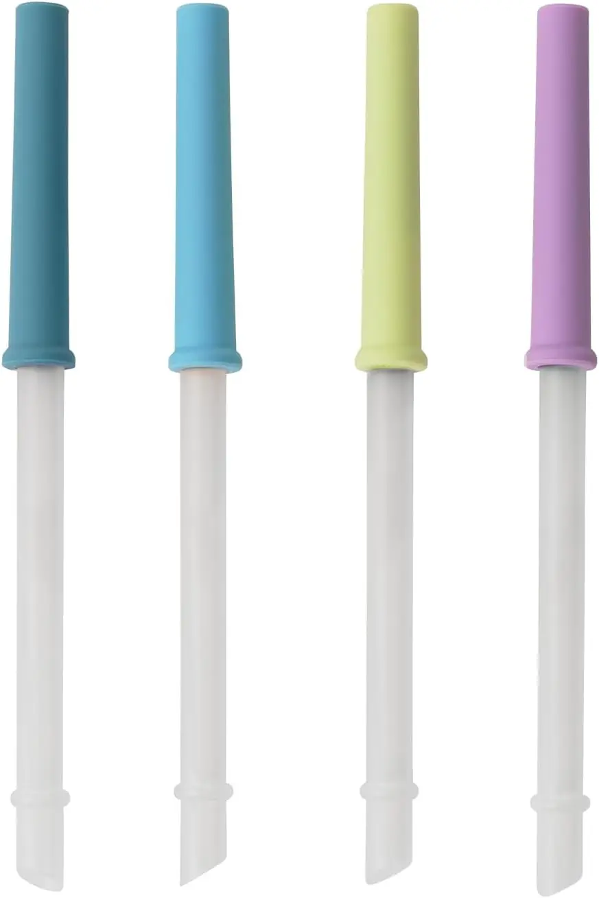 4 Pack Reusable Straw Set for 14 oz Tumblers - Spill-Proof, BPA-Free, Dishwasher-Safe
4 Pack Reusable Straw Set for 14 oz Tumblers - Spill-Proof, BPA-Free, Dishwasher-Safe