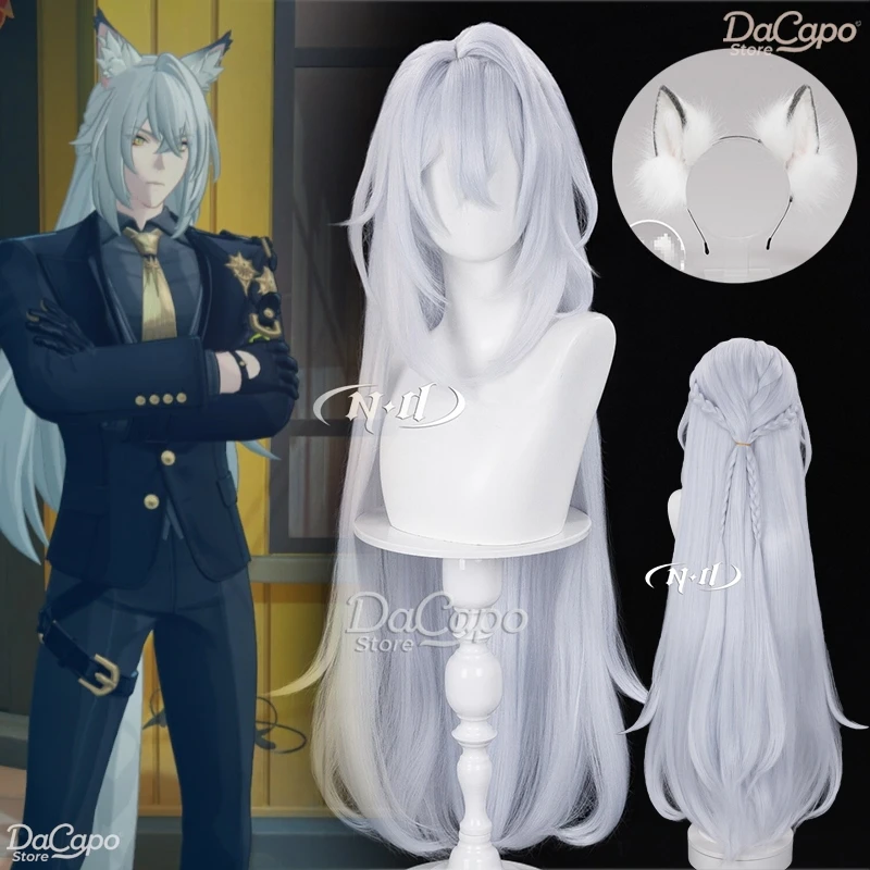 Severian Lowell Cosplay Wig Silver Color 100CM Hair Wig ZZZ Zenless Zone Zero Game Carnival Halloween Accessories Mens Wolf Ears
Severian Lowell Cosplay Wig Silver Color 100CM Hair Wig ZZZ Zenless Zone Zero Game Carnival Halloween Accessories Mens Wolf Ears