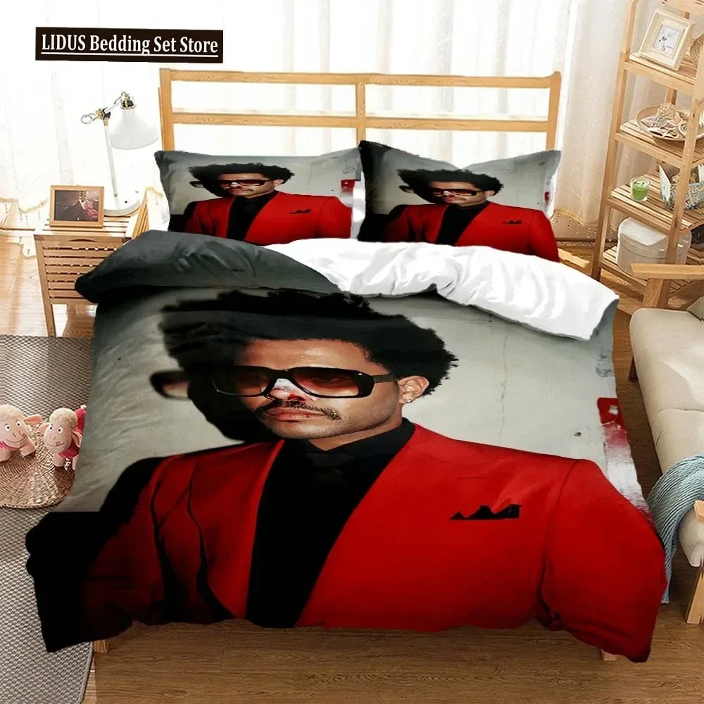3D Printed Die Weeknd Fashion Pop Singer Bedding Queen Bedding Set Customized King Size Soft And Comfortable Bedding Set
3D Printed Die Weeknd Fashion Pop Singer Bedding Queen Bedding Set Customized King Size Soft And Comfortable Bedding Set