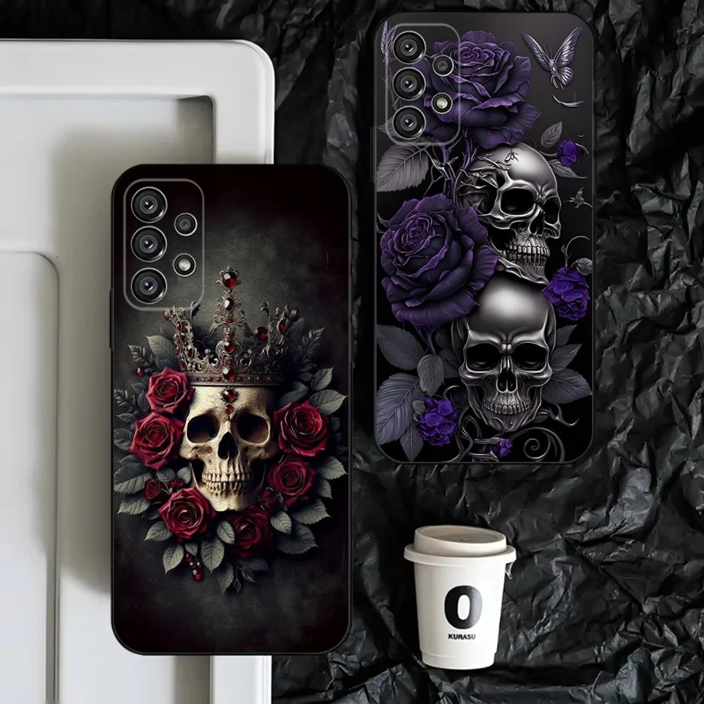 Gothic Fashion Skull Phone Case For Samsung S25,S24,S23,S22,S21,S20,S10,Ultra,Plus,Lite,FE,Soft Silicone Black Cover
Gothic Fashion Skull Phone Case For Samsung S25,S24,S23,S22,S21,S20,S10,Ultra,Plus,Lite,FE,Soft Silicone Black Cover