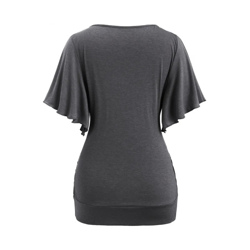 Women's Ruched-Shirt with Metal Chain Accents - Summer Casual Stretch Top, Washable Elegant Solid Color
Women's Ruched-Shirt with Metal Chain Accents - Summer Casual Stretch Top, Washable Elegant Solid Color