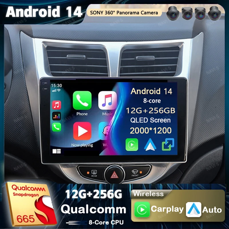 Android 14 For Hyundai Solaris 1 2010-2016 2K QLED Stereo Car Radio Multimedia Video Player GPS AI Voice 4G CarPlay Head Unit BT
Android 14 For Hyundai Solaris 1 2010-2016 2K QLED Stereo Car Radio Multimedia Video Player GPS AI Voice 4G CarPlay Head Unit BT