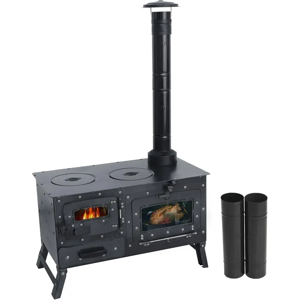 Портативная уличная печь с 8-трубной системой для приготовления пищи для кемпинга и охотничьих лагерей
Портативная уличная печь с 8-трубной системой для приготовления пищи для кемпинга и охотничьих лагерей
