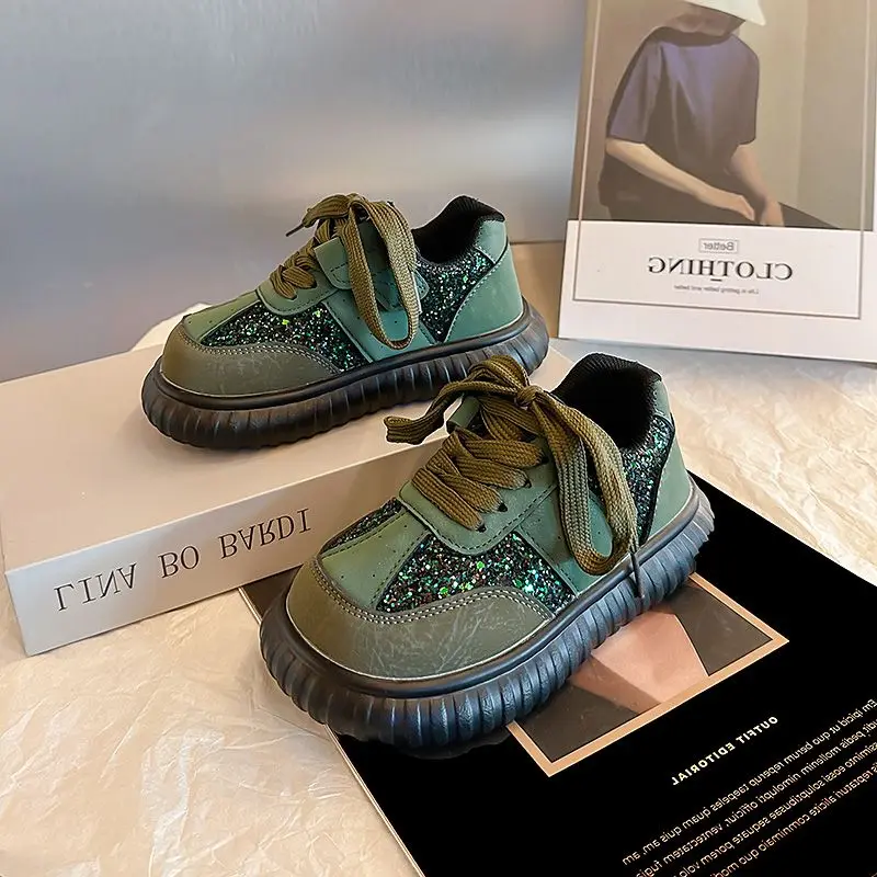 Kids Sport Shoes Fashion Leather Sequins Breathable Boys Sneakers Spring Autumn Children Girls Outdoor Kids Sport Running Shoes
Kids Sport Shoes Fashion Leather Sequins Breathable Boys Sneakers Spring Autumn Children Girls Outdoor Kids Sport Running Shoes