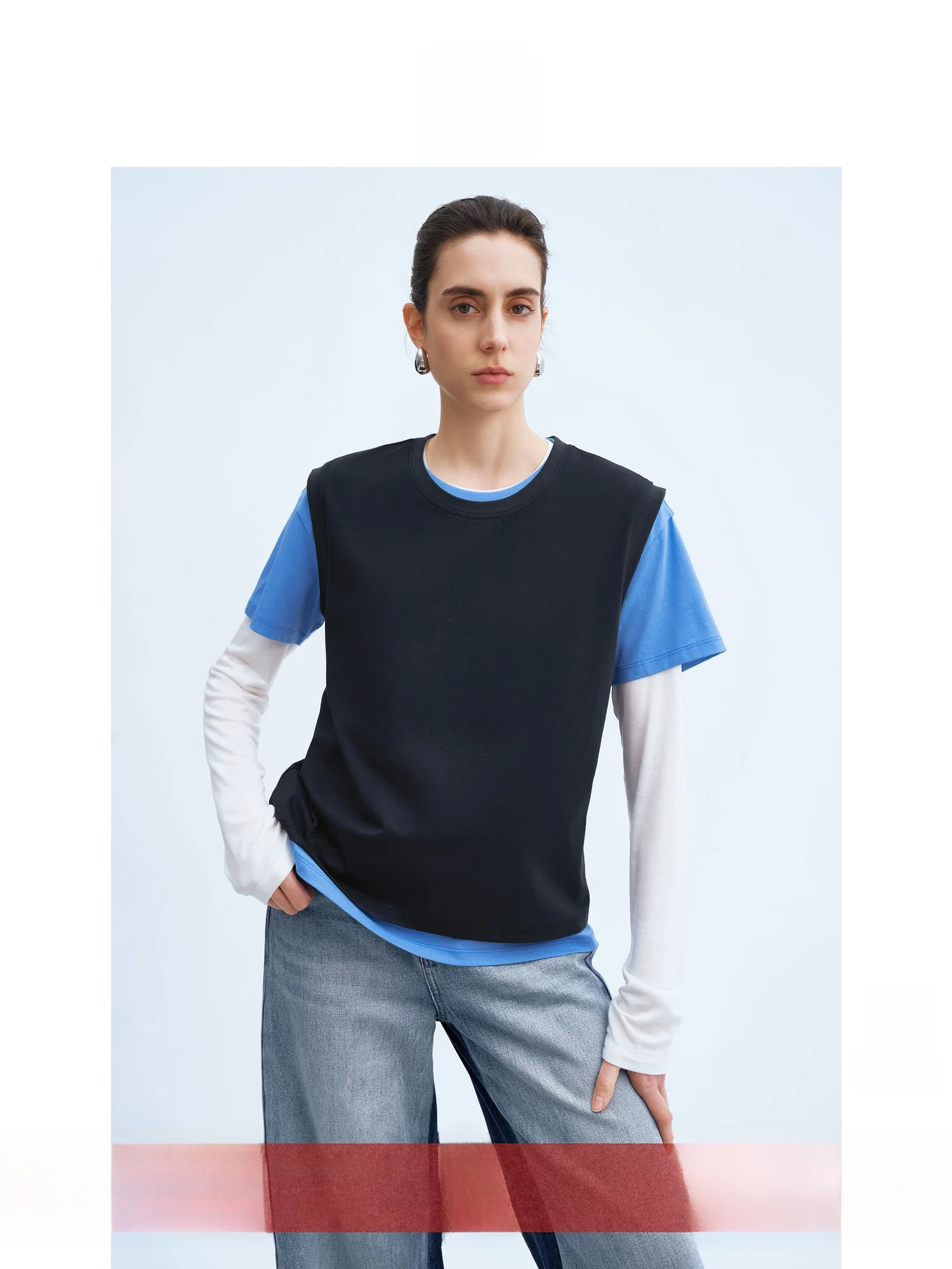 Spring New Women's ort Sve T-irt Classic round Ne Color Blo Base Layer irt Versatile Staable Boting Top
Spring New Women's ort Sve T-irt Classic round Ne Color Blo Base Layer irt Versatile Staable Boting Top