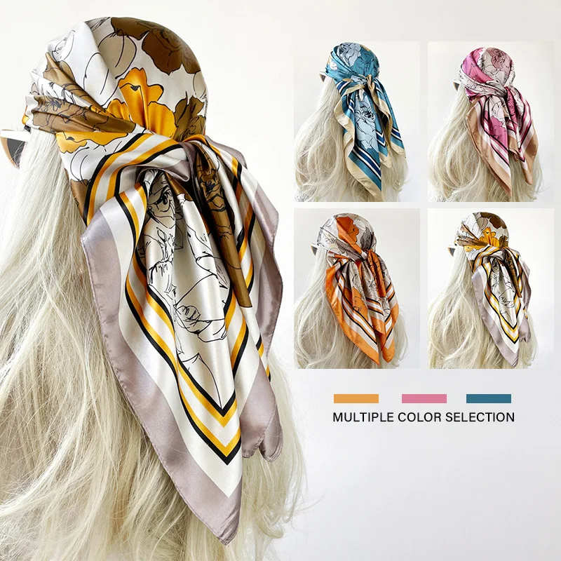 Ribbon Satin Square Scarf Hijab Turban Luxury Shawl Bandana Headband Handkerchief Foulards Femme Headscarf Accesories Wraps
Ribbon Satin Square Scarf Hijab Turban Luxury Shawl Bandana Headband Handkerchief Foulards Femme Headscarf Accesories Wraps