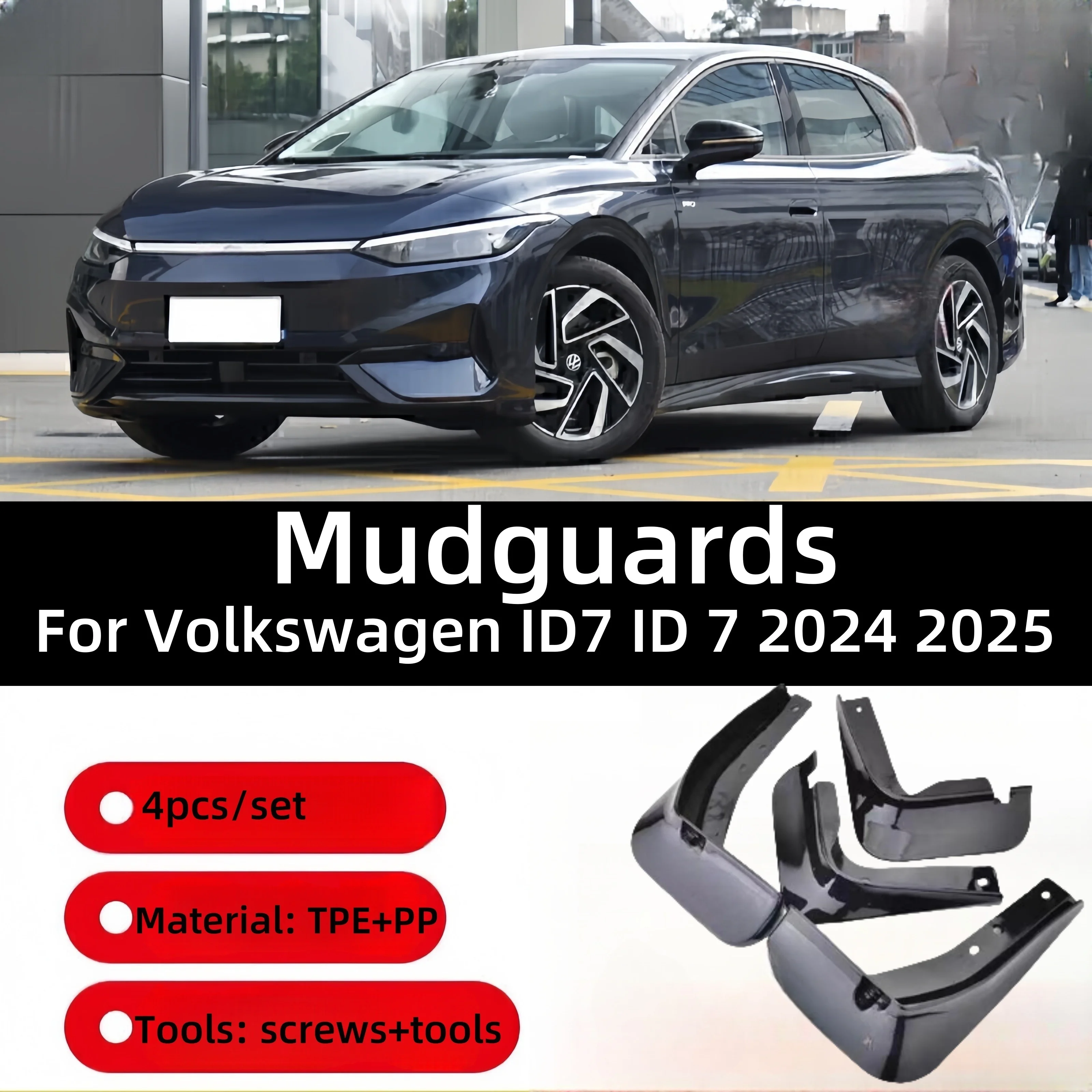 4pcs Painted Mudguard For Volkswagen ID7 ID 7 2024 2025 Mud Flaps Car Splash Guards Fender Protector Mudguards Accessories
4pcs Painted Mudguard For Volkswagen ID7 ID 7 2024 2025 Mud Flaps Car Splash Guards Fender Protector Mudguards Accessories