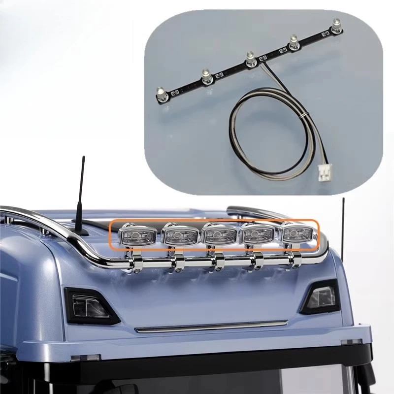 PCB Roof Spotlight for 1/14 Tamiya RC Truck Car SCANIA R730 VOLVO FH12 MAN Upgrade and Modify Decorative DIY Accessories
PCB Roof Spotlight for 1/14 Tamiya RC Truck Car SCANIA R730 VOLVO FH12 MAN Upgrade and Modify Decorative DIY Accessories