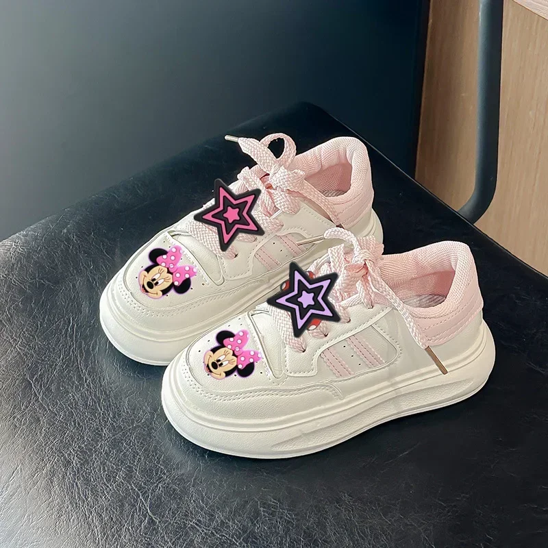 Disney Mickey Mouse Children Casual Shoes Spring autumn Minnie Girl Boy Children Soft Non-slip Sports Shoes Board Shoes sneakers
Disney Mickey Mouse Children Casual Shoes Spring autumn Minnie Girl Boy Children Soft Non-slip Sports Shoes Board Shoes sneakers