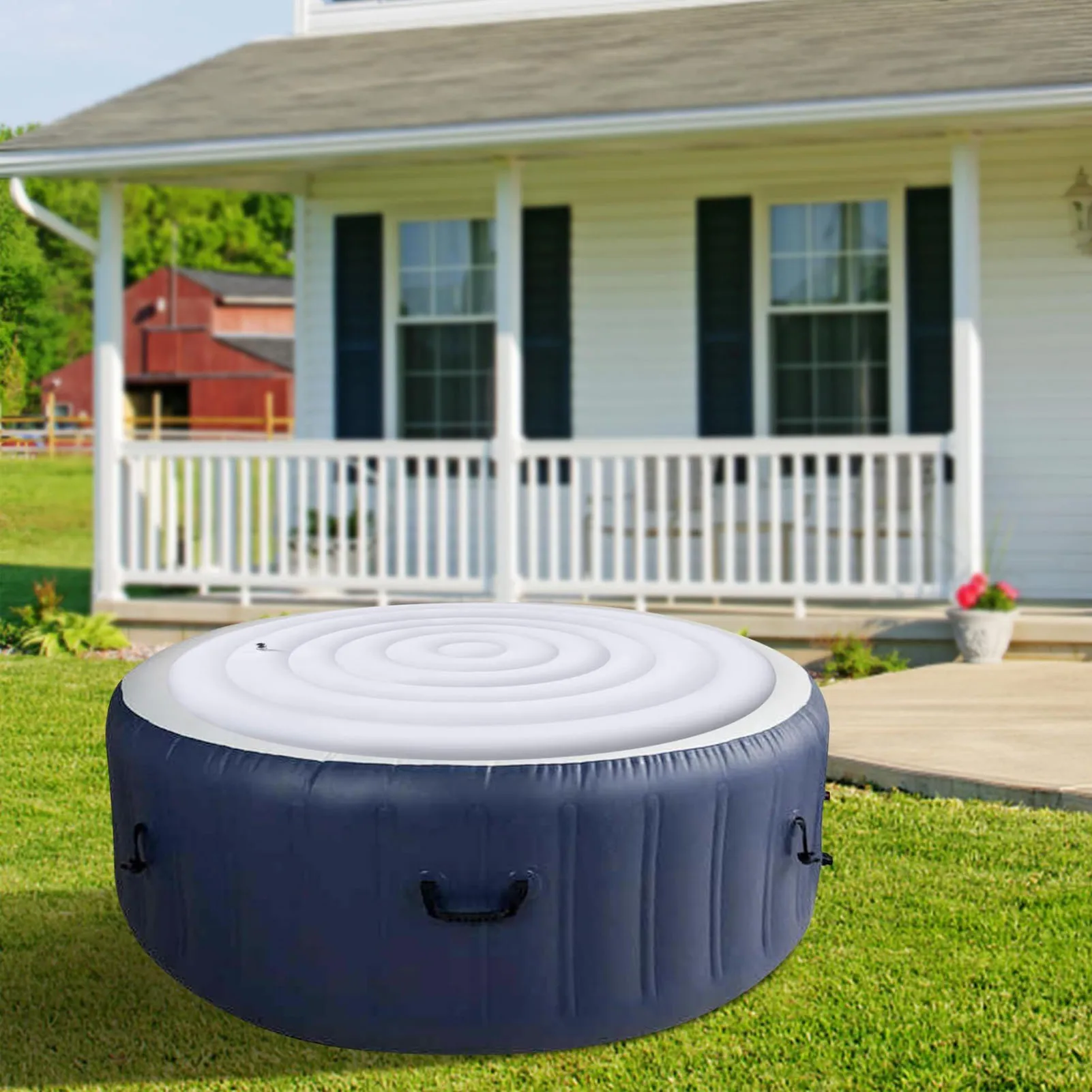 4.5 Ft Inflatable Hot Tub Cover Foldable Energy Saving Lid for Round Outdoor Inflatable Hot Tubs Inflatable Hot Tub Cover
4.5 Ft Inflatable Hot Tub Cover Foldable Energy Saving Lid for Round Outdoor Inflatable Hot Tubs Inflatable Hot Tub Cover