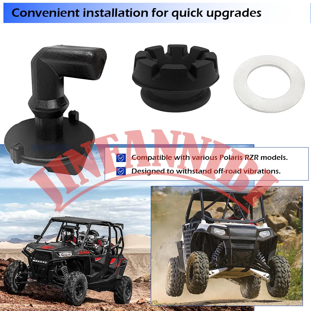 1/4" Turn Hood Latch + Grommets & Washers Kit Set for Polaris RZR 570 800 900
1/4" Turn Hood Latch + Grommets & Washers Kit Set for Polaris RZR 570 800 900