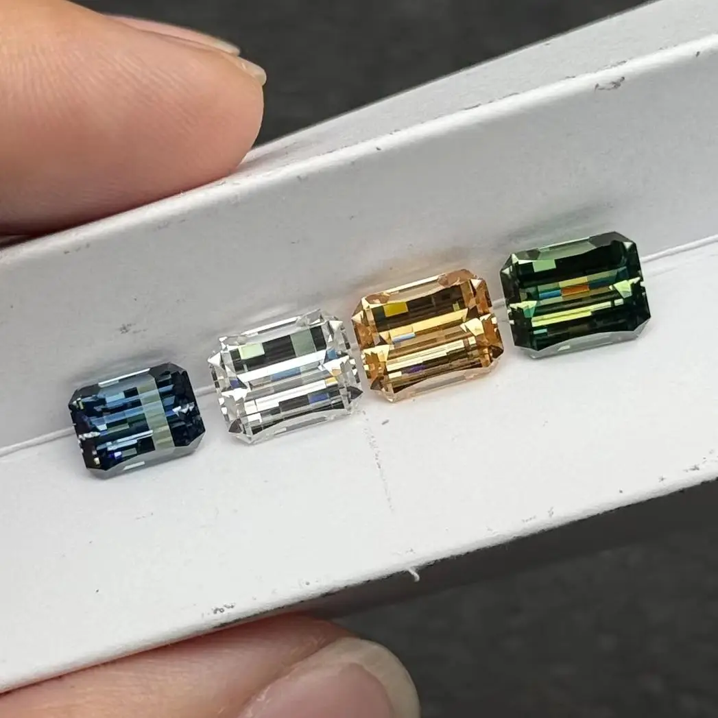 Octagon Cut Mosaic Stone Lab Grown Champagne Green White Dark Blue Mosaic Loose Gemstones
Octagon Cut Mosaic Stone Lab Grown Champagne Green White Dark Blue Mosaic Loose Gemstones