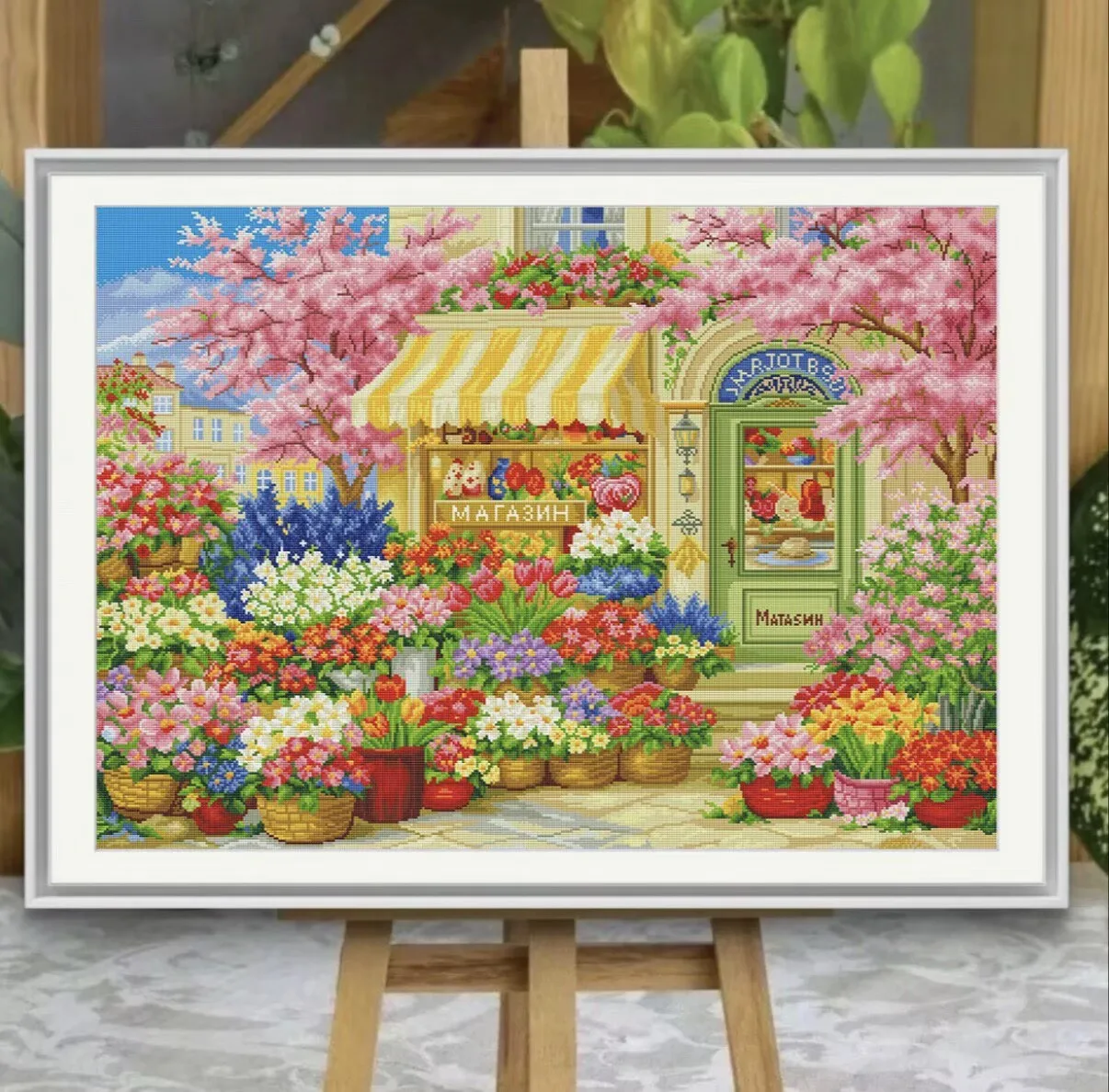 9CT 11CT Street corner Embroidery DIY Chinese Style Printed Kits Cross Stitch Thread Needlework Sets Home Crafts
9CT 11CT Street corner Embroidery DIY Chinese Style Printed Kits Cross Stitch Thread Needlework Sets Home Crafts