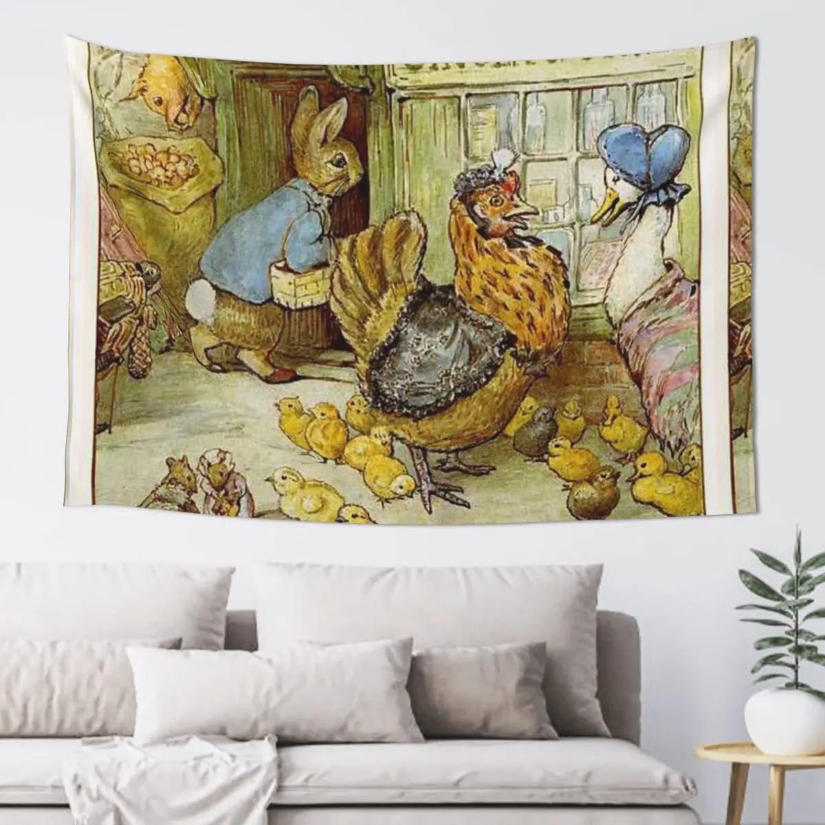 Peter Rabbit goes shopping - The World Of Beatrix Potter Tapestry Home Decor Aesthetic Wall Carpet Decoration Room Tapestry
Peter Rabbit goes shopping - The World Of Beatrix Potter Tapestry Home Decor Aesthetic Wall Carpet Decoration Room Tapestry