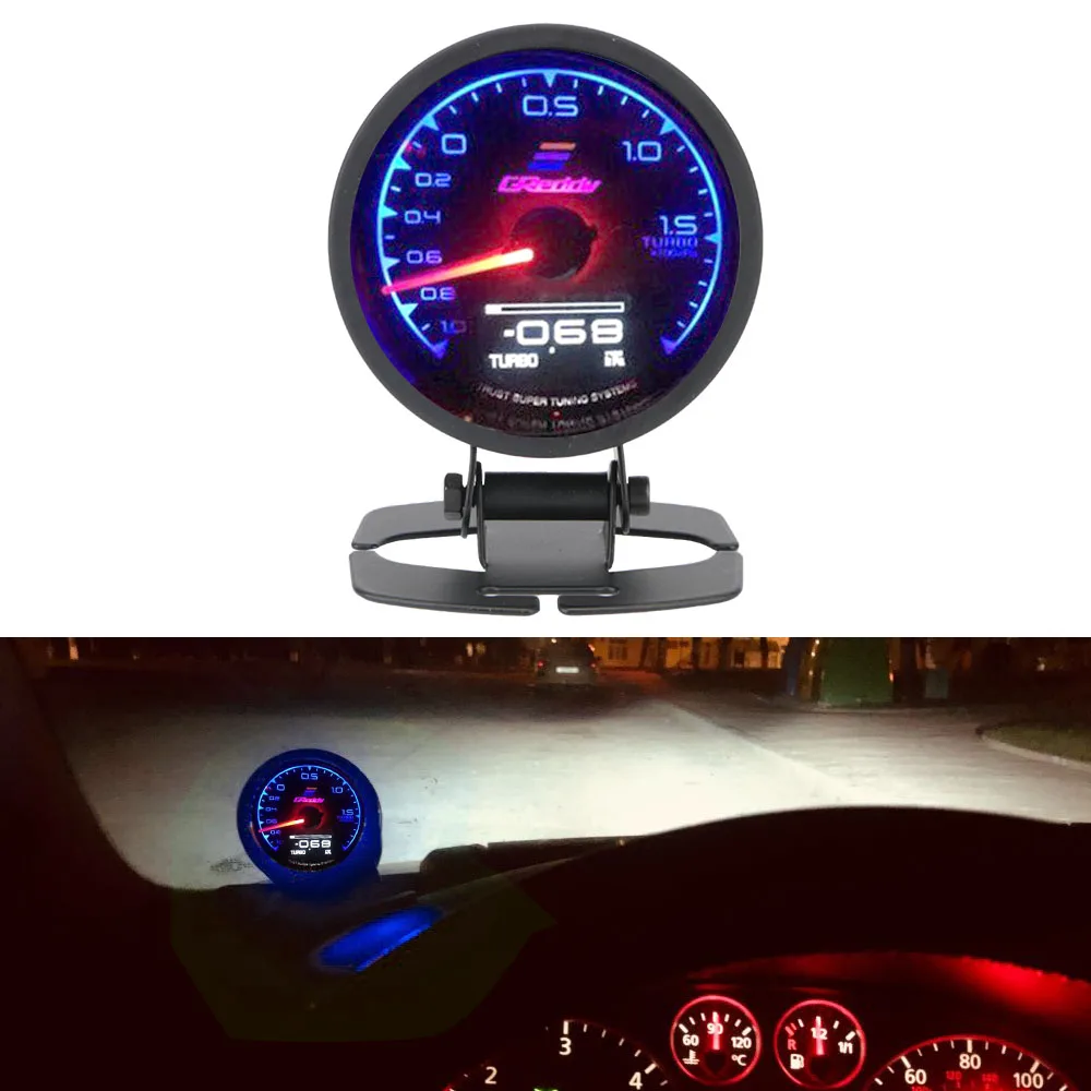 Racing Gauge Car Gauge LCD Digital Display Turbo Boost Gauge Voltage Display 7 Color
Racing Gauge Car Gauge LCD Digital Display Turbo Boost Gauge Voltage Display 7 Color