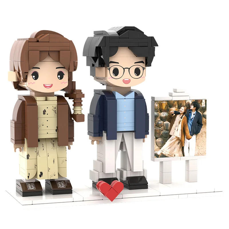 Photos building block figurines building block figurines assembling couples valentine's day gifts birthday
Photos building block figurines building block figurines assembling couples valentine's day gifts birthday