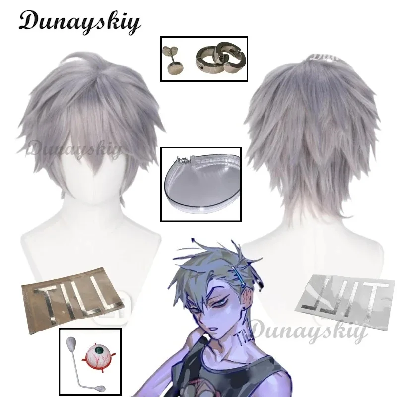 Alien Stage Till Cosplay Wig Prop Metal Tattoo sticker Silver Chocker Earrings Mizi Sua Ivan Luka Hyuna Holloween Customized
Alien Stage Till Cosplay Wig Prop Metal Tattoo sticker Silver Chocker Earrings Mizi Sua Ivan Luka Hyuna Holloween Customized