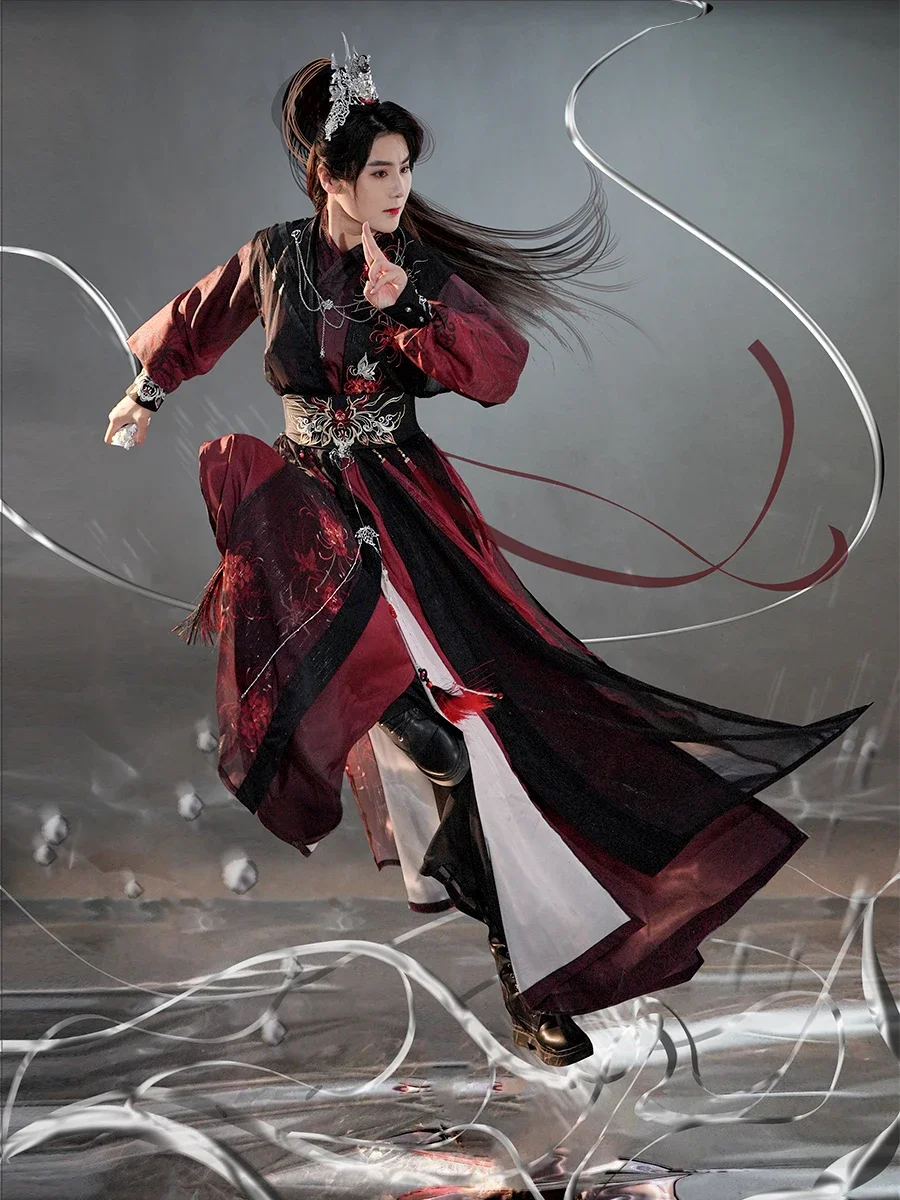 Мужской костюм Hanfu для косплея, нарядное платье, красный комплект Hanfu для мужчин 3XL, большой размер 3XL, мужской традиционный китайский костюм Hanfu
Мужской костюм Hanfu для косплея, нарядное платье, красный комплект Hanfu для мужчин 3XL, большой размер 3XL, мужской традиционный китайский костюм Hanfu