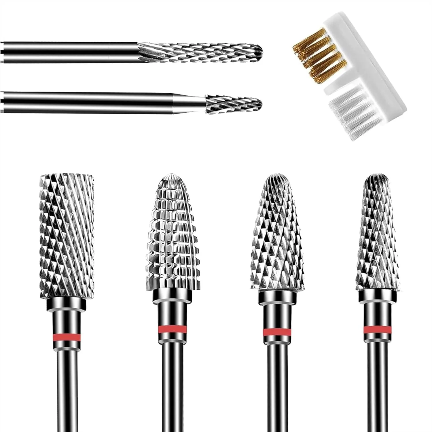 6Pcs Nail Drill Bits Set, 3/32'' Tungsten Carbide Bits for Acrylic Gel Nails, Cuticle Remover, Manicure Pedicure Tools with
6Pcs Nail Drill Bits Set, 3/32'' Tungsten Carbide Bits for Acrylic Gel Nails, Cuticle Remover, Manicure Pedicure Tools with