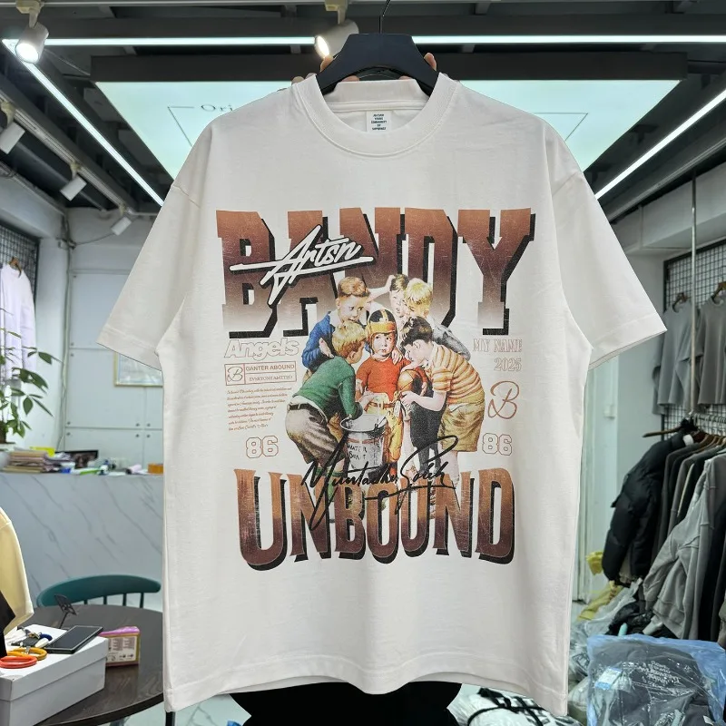 Футболка с принтом Bandy Unbound Children Club Party для мужчин и женщин, черно-белая, в американском уличном стиле, с коротким рукавом, свободная, хлопковая, топы
Футболка с принтом Bandy Unbound Children Club Party для мужчин и женщин, черно-белая, в американском уличном стиле, с коротким рукавом, свободная, хлопковая, топы