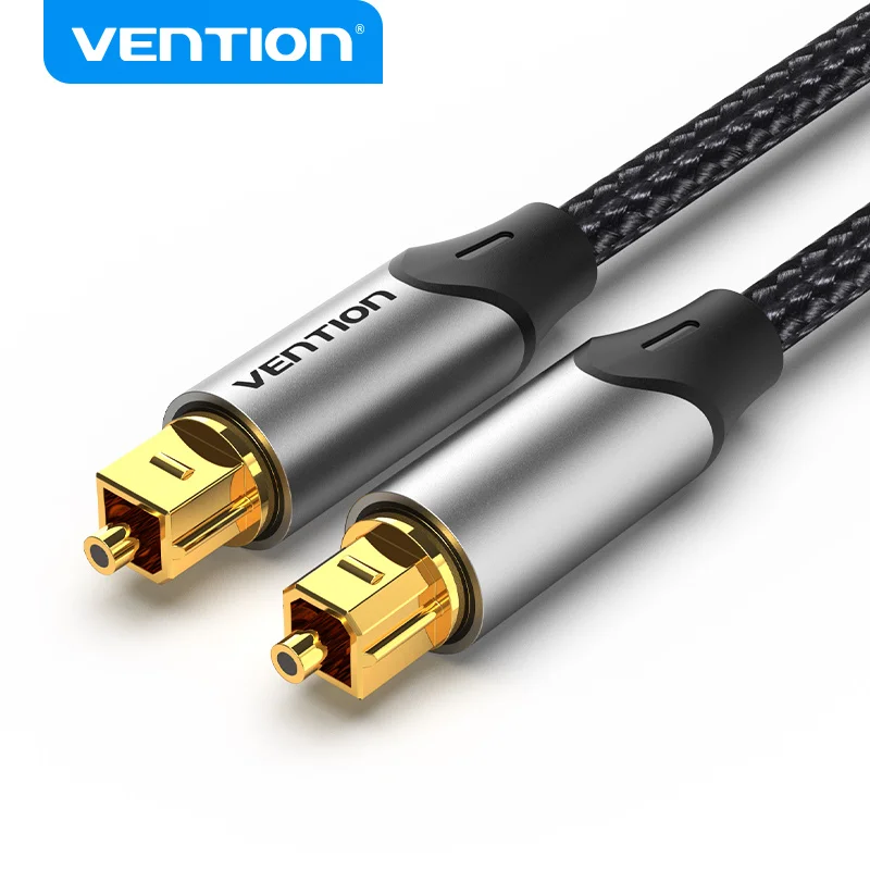 Vention Digital Optical Audio Cable Toslink SPDIF Coaxial Cable 1m 2m for Amplifiers Blu-ray Xbox 360 PS4 Soundbar Fiber Cable
Vention Digital Optical Audio Cable Toslink SPDIF Coaxial Cable 1m 2m for Amplifiers Blu-ray Xbox 360 PS4 Soundbar Fiber Cable