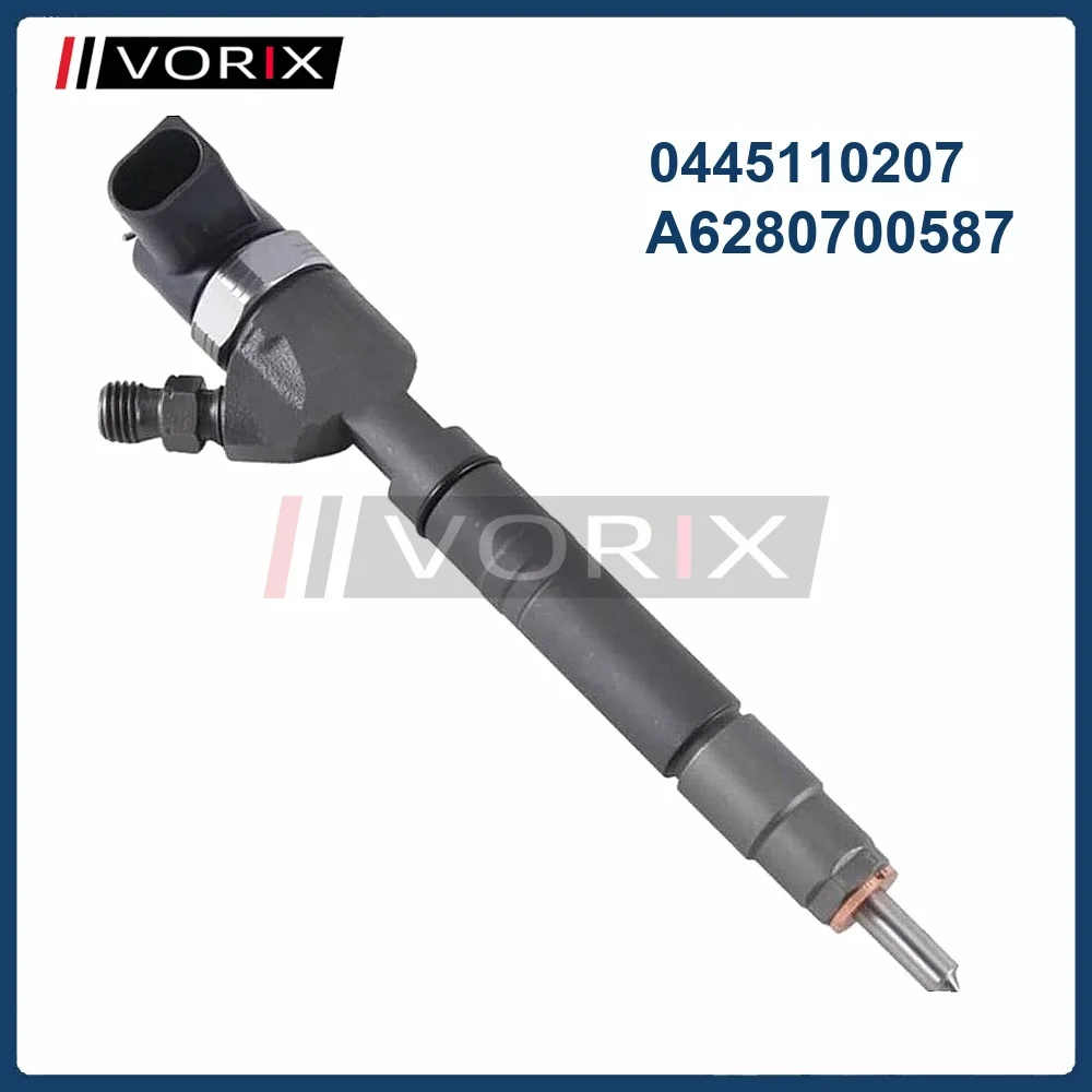 0445110207 Diesel Fuel Injector A6280700587 Injector Assembly for Mercedes-Benz
0445110207 Diesel Fuel Injector A6280700587 Injector Assembly for Mercedes-Benz