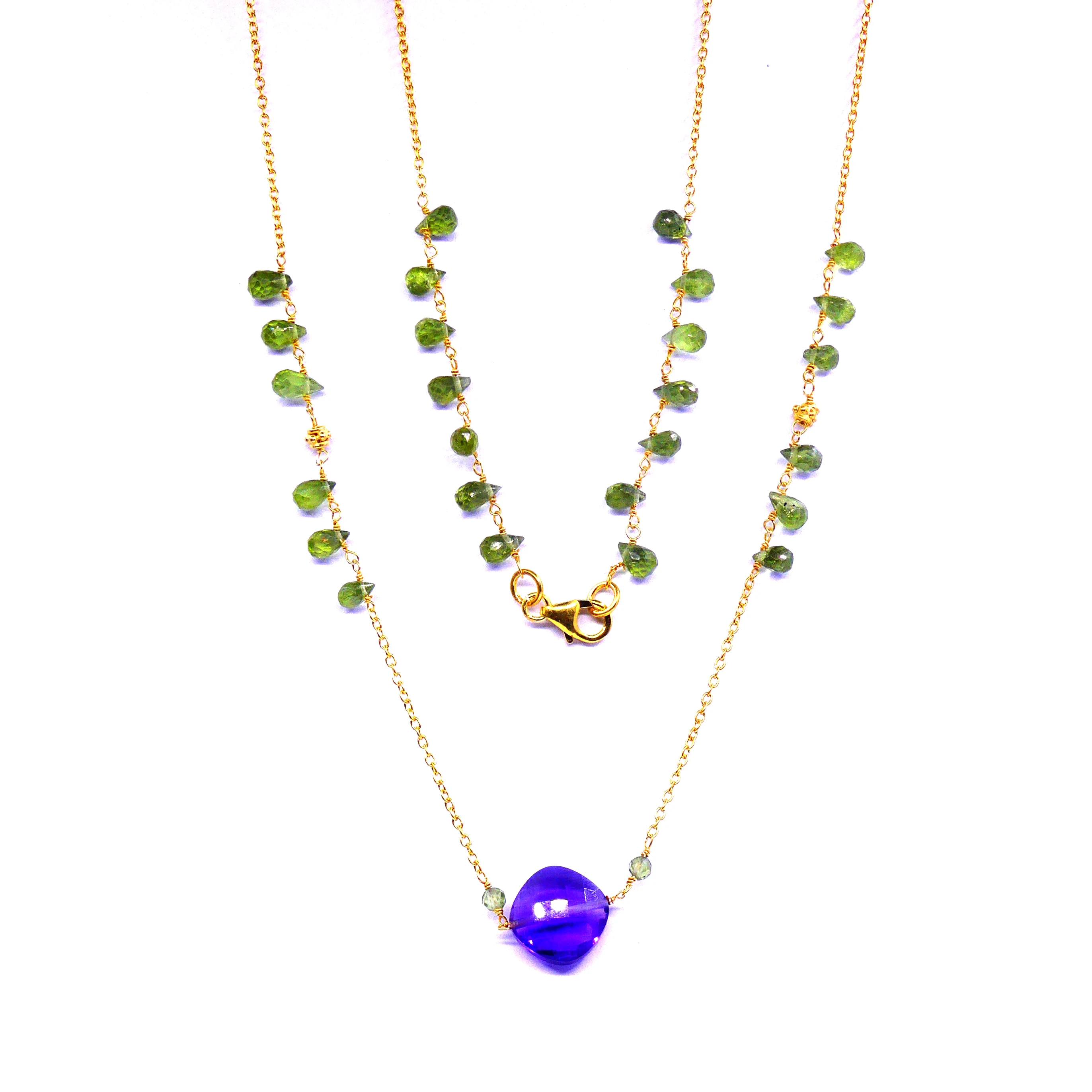 Daily wear 925 sterling silver amethyst gemstone gold-plated hot sale women's necklace
Daily wear 925 sterling silver amethyst gemstone gold-plated hot sale women's necklace