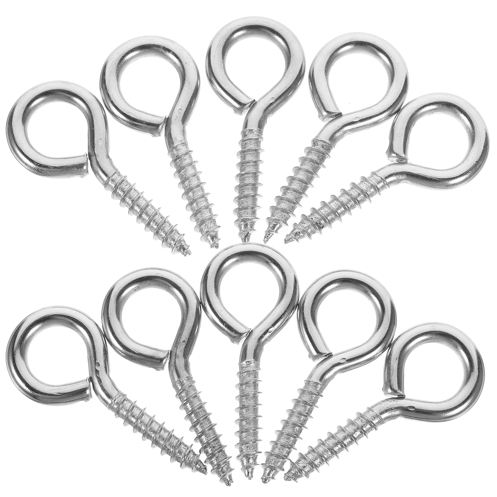 10 Pcs Sheep Eye Nails 5mm Thick Heavy Duty Wood Cable Wire Fixing Sturdy Screw Small Hooks Anti Rust Pendant Jewelry
10 Pcs Sheep Eye Nails 5mm Thick Heavy Duty Wood Cable Wire Fixing Sturdy Screw Small Hooks Anti Rust Pendant Jewelry