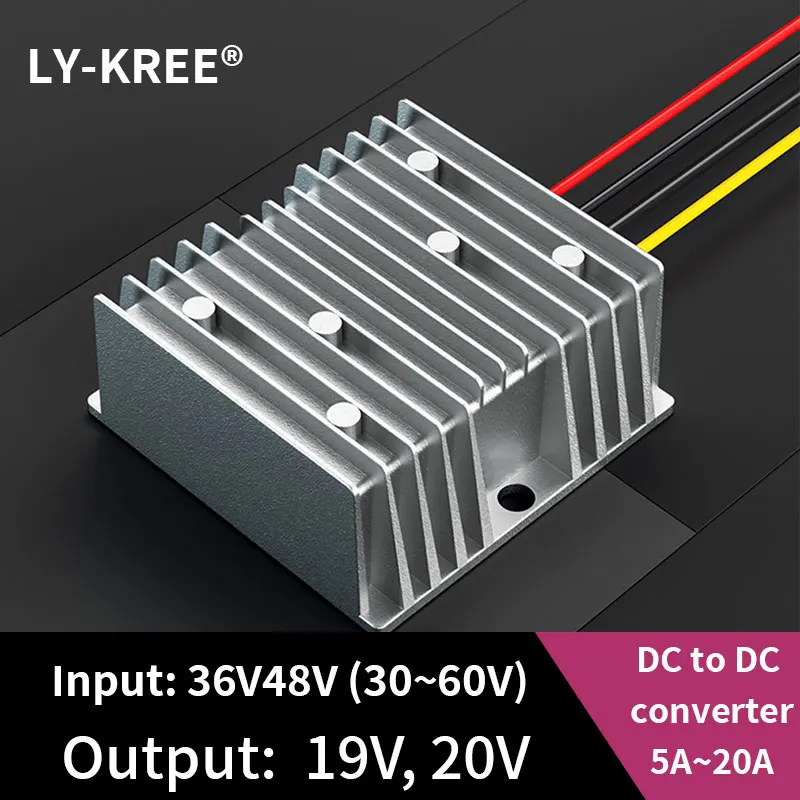 LY-KREE 36V48V to 19V power module 36V48V to 20V transformer step-down converter DC/DC converter onboard voltage regulator
LY-KREE 36V48V to 19V power module 36V48V to 20V transformer step-down converter DC/DC converter onboard voltage regulator