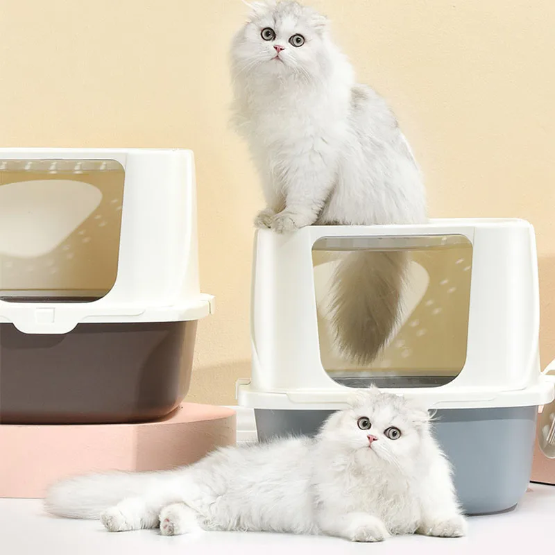 Large Cat Litter Box Fully Enclosed Home Cat Toilet Anti-Splashing Toilet Cat Litter Box Cat Litter Pan For Kitty Easy To Clean
Large Cat Litter Box Fully Enclosed Home Cat Toilet Anti-Splashing Toilet Cat Litter Box Cat Litter Pan For Kitty Easy To Clean