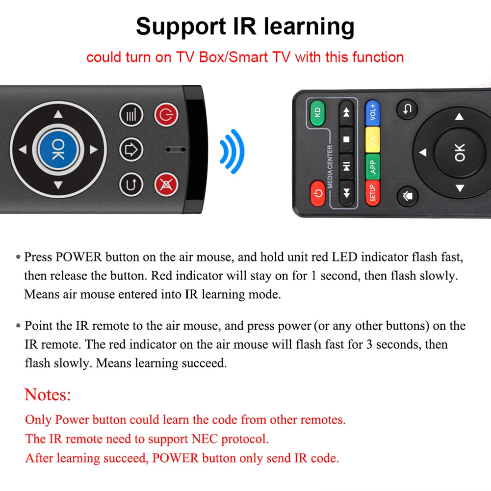 1PCS T1 Max Remote Control 2.4G Wireless Air Mouse Gyroscope Voice Keyboard Controller For MAC Linux Android Windows TV Box
1PCS T1 Max Remote Control 2.4G Wireless Air Mouse Gyroscope Voice Keyboard Controller For MAC Linux Android Windows TV Box