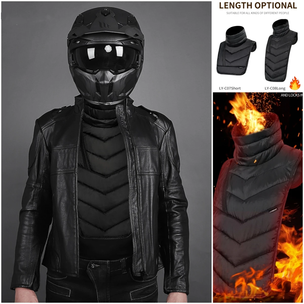 Winter Keeping Warm Neck Scarf Thermal Neck Scarf Waterproof Windproof Motorcycle Rider Collar for Motorcyclist Bibs
Winter Keeping Warm Neck Scarf Thermal Neck Scarf Waterproof Windproof Motorcycle Rider Collar for Motorcyclist Bibs