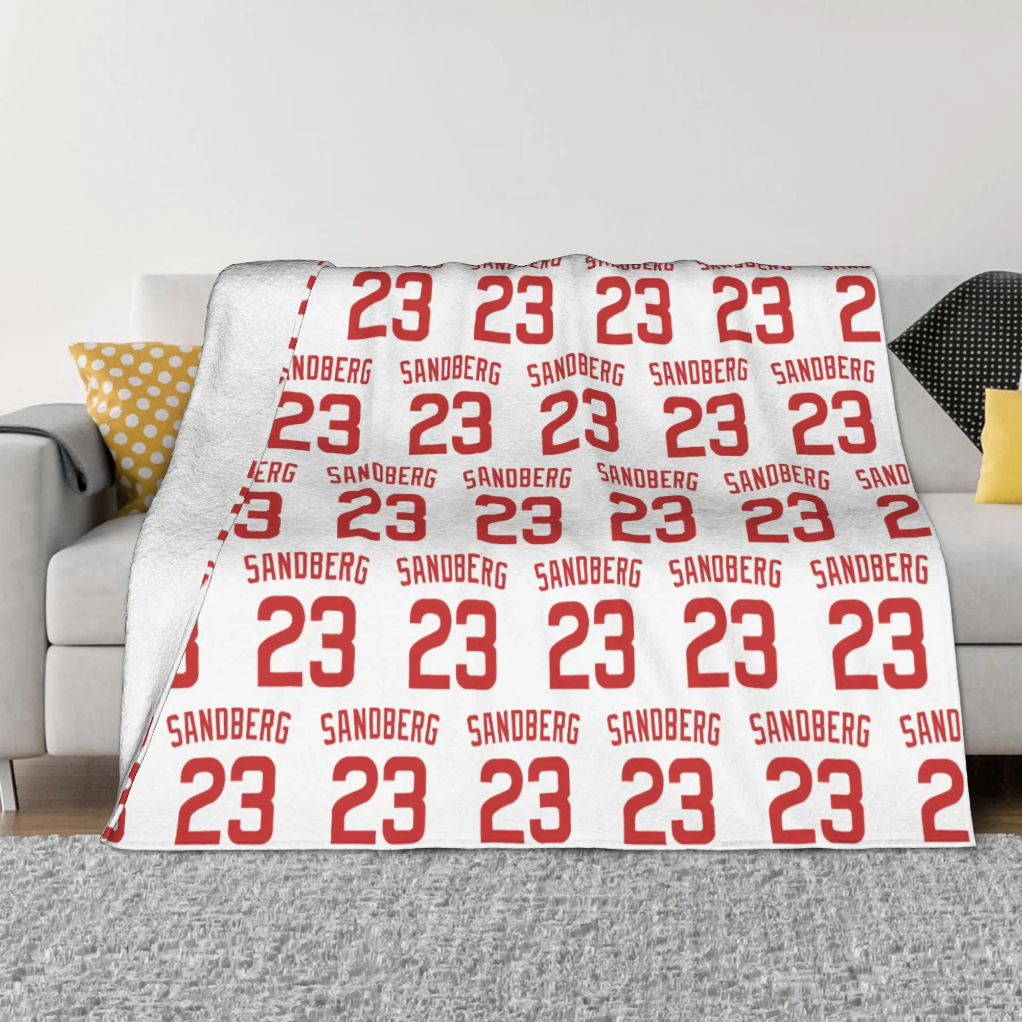 Ryne Sandberg Number 23 Fleece Throw Blanket Blankets for Bed Bedroom Ultra-Soft Bedroom Quilt
Ryne Sandberg Number 23 Fleece Throw Blanket Blankets for Bed Bedroom Ultra-Soft Bedroom Quilt