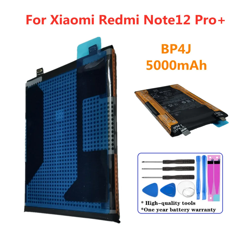 BP4J 5000mAh Original High Quality Battery For Xiaomi Redmi Note 12 Pro+ Pro Plus Batteries
BP4J 5000mAh Original High Quality Battery For Xiaomi Redmi Note 12 Pro+ Pro Plus Batteries