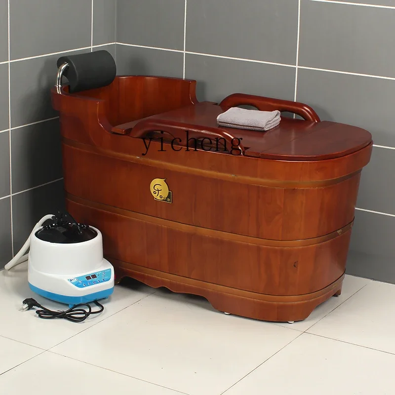 Y2 oak bath bucket, wooden bucket, bath bucket, adult whole body constant temperature bath bucket
Y2 oak bath bucket, wooden bucket, bath bucket, adult whole body constant temperature bath bucket