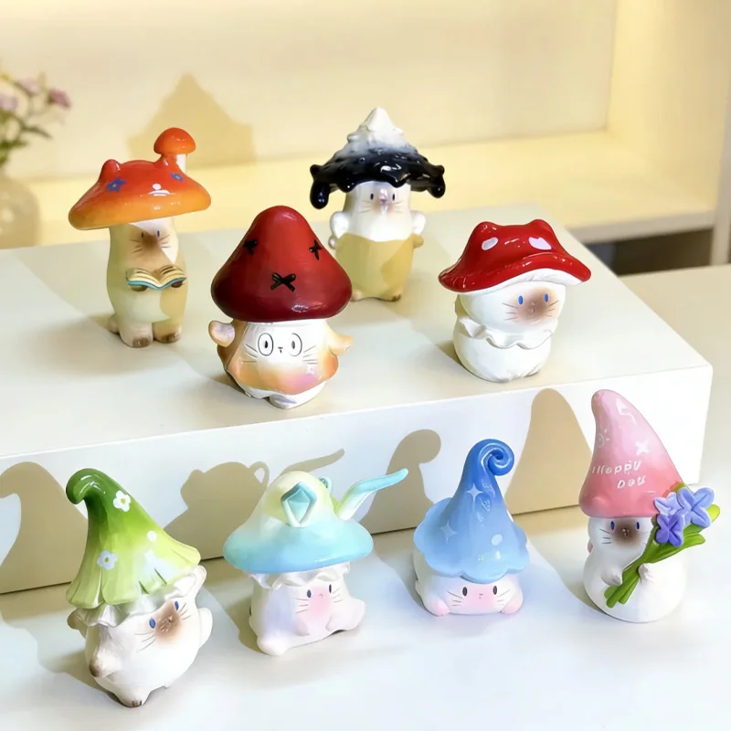 Authentic Cat Pai Fantasy Mushroom Blind Box Cute Meow Mushroom Fun Stress Relief Office Desktop Ornament Birthday Surprise Gift
Authentic Cat Pai Fantasy Mushroom Blind Box Cute Meow Mushroom Fun Stress Relief Office Desktop Ornament Birthday Surprise Gift