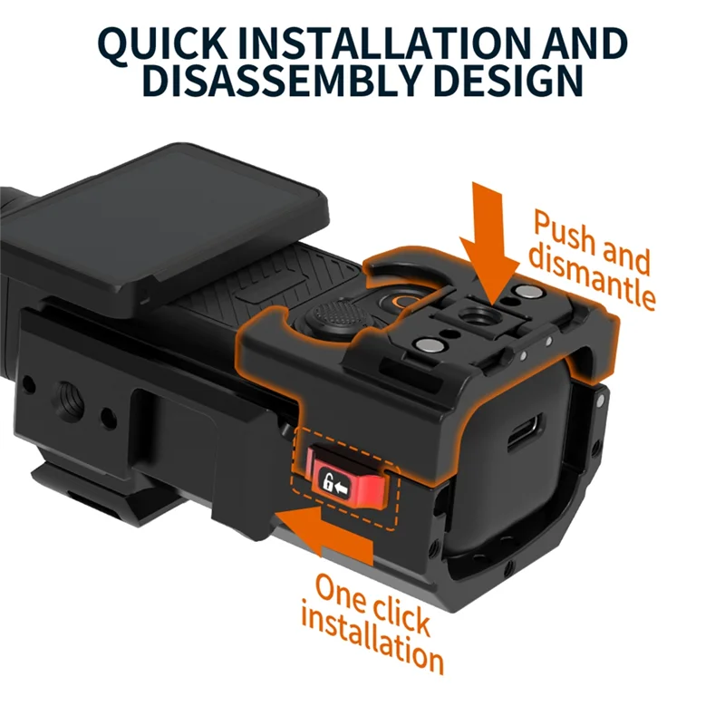 ABFM-For DJI OSMO POCKET 3 Protection Frame Aluminum Extend Adapter Quick Release Cold Shoe Mount Housing Shell Accessories
ABFM-For DJI OSMO POCKET 3 Protection Frame Aluminum Extend Adapter Quick Release Cold Shoe Mount Housing Shell Accessories