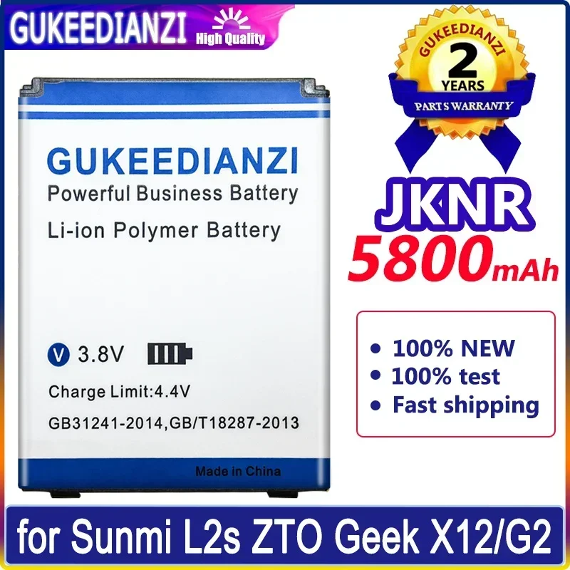 Портативная аккумуляторная батарея Bateria JKNR 5800 мАч для Sunmi L2s ZTO Geek X12 G2 PDA, терминал передачи данных, аккумуляторы для мобильных телефонов
Портативная аккумуляторная батарея Bateria JKNR 5800 мАч для Sunmi L2s ZTO Geek X12 G2 PDA, терминал передачи данных, аккумуляторы для мобильных телефонов