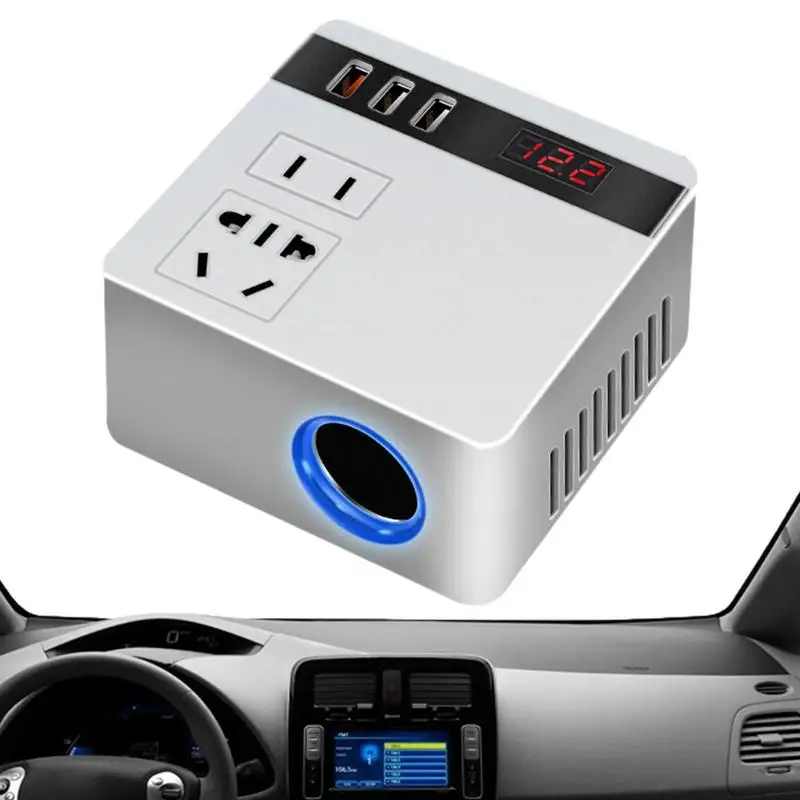 12V 24V Inverter USB Ports Charger Quick Charging Electric Car Charger 150W Quick Charging For Travel Air Compressor
12V 24V Inverter USB Ports Charger Quick Charging Electric Car Charger 150W Quick Charging For Travel Air Compressor