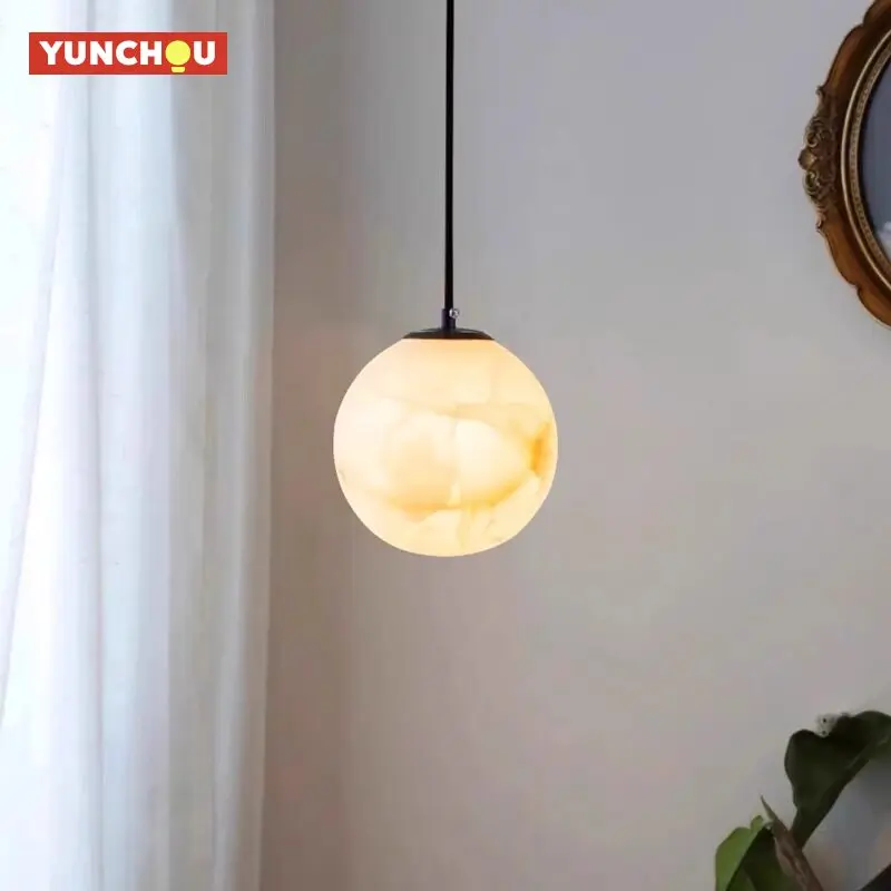Spanish Marble Small Pendant Light Modern Natural Stone Hanging Chandelier for Bedroom Living Room Dining Room Decor
Spanish Marble Small Pendant Light Modern Natural Stone Hanging Chandelier for Bedroom Living Room Dining Room Decor