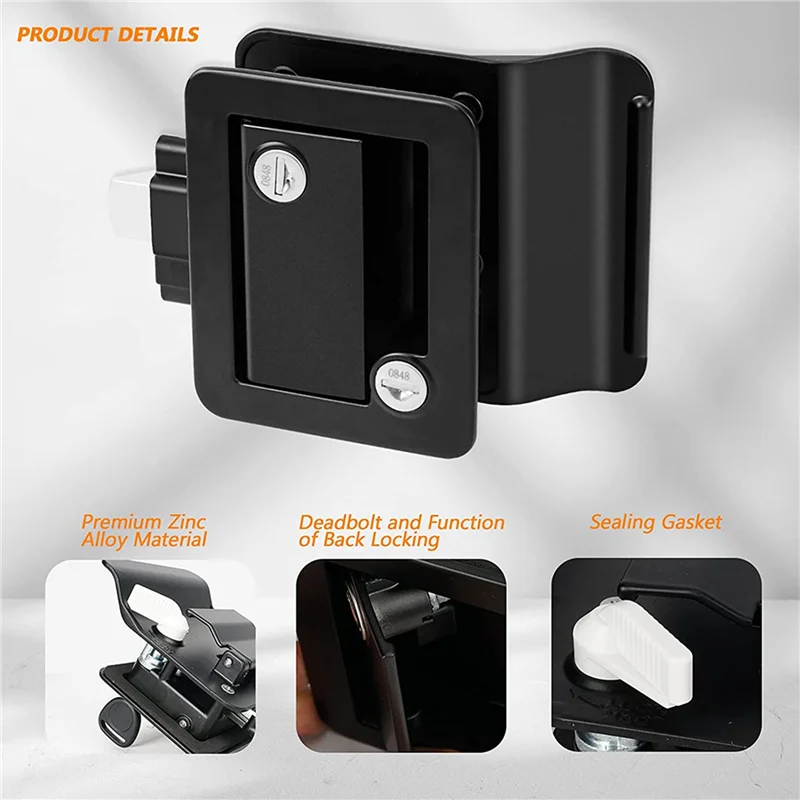3X замок для входной двери прицепа для автофургона, дверная защелка с лопастным засовком, ручка для автофургона
3X замок для входной двери прицепа для автофургона, дверная защелка с лопастным засовком, ручка для автофургона