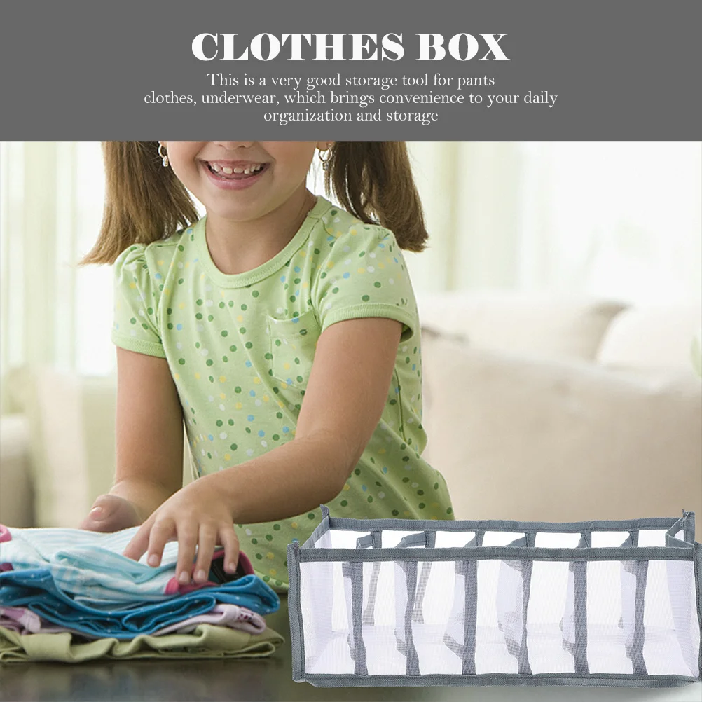 Household Clothes Organizer Box Multi-Function Multi-Grid Pants Storage Box Foldable Closet Organizer Home Supply
Household Clothes Organizer Box Multi-Function Multi-Grid Pants Storage Box Foldable Closet Organizer Home Supply