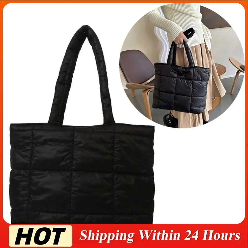 Женская сумка на плечо с мягкой подкладкой, большая вместительная сумка с верхней ручкой, универсальная сумка-пуховик подмышками, стеганая большая сумка, осенне-зимняя сумка
Женская сумка на плечо с мягкой подкладкой, большая вместительная сумка с верхней ручкой, универсальная сумка-пуховик подмышками, стеганая большая сумка, осенне-зимняя сумка