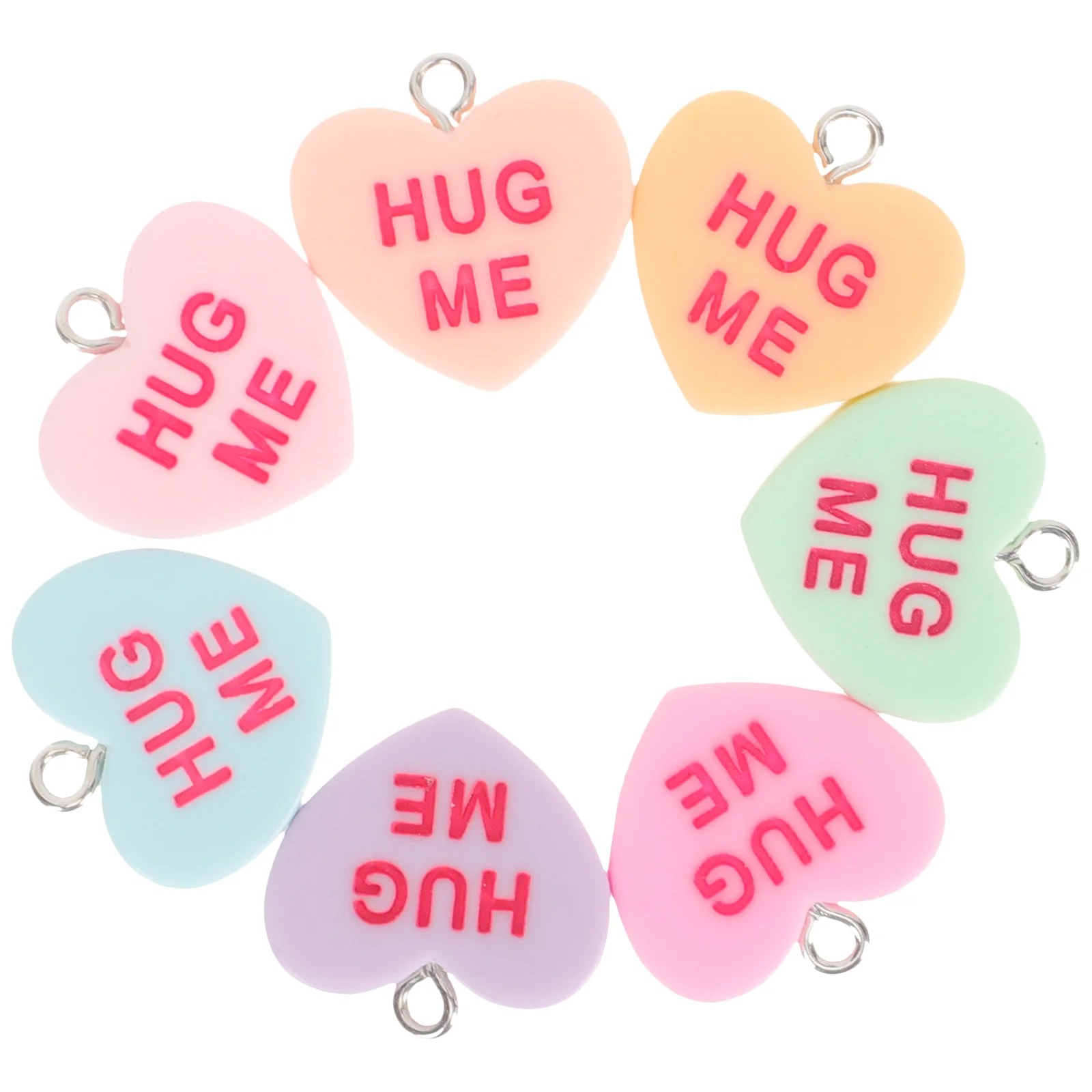 14pcs Heart Shaped Resin Iron Charms Locket Keychain Pendants for Jewelry Making Valentine Crafts Bracelet Accessories
14pcs Heart Shaped Resin Iron Charms Locket Keychain Pendants for Jewelry Making Valentine Crafts Bracelet Accessories